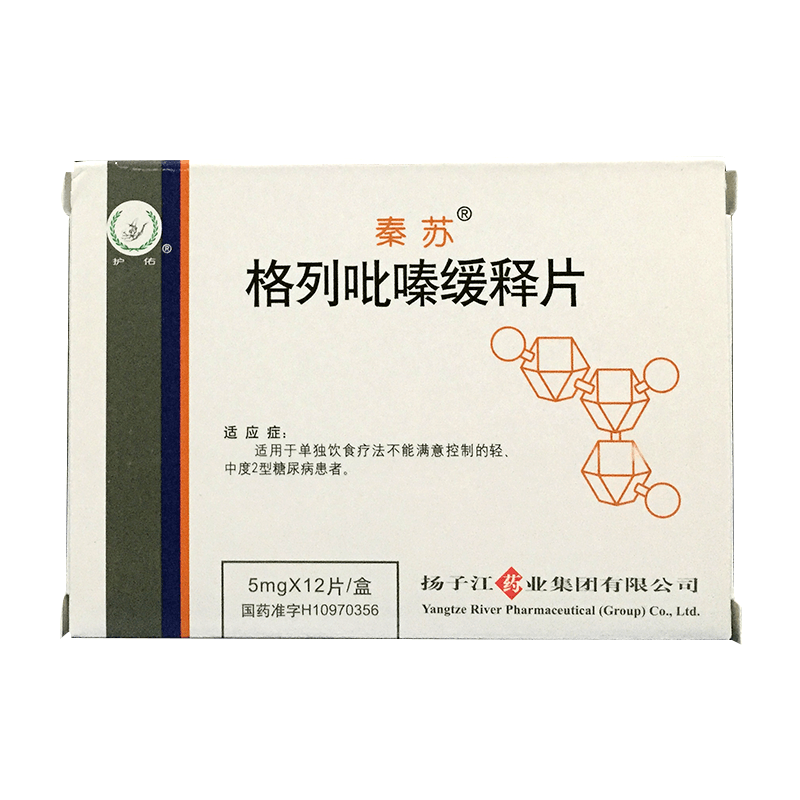 秦苏 格列吡嗪缓释片